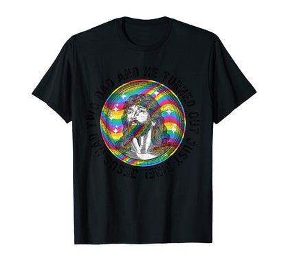 Jesus Had Two Dads Gay Pride Lgbt Rainbow T-Shirt - Unique Graphic Unisex - T-Shirt, Sweatshirt, Hoodie