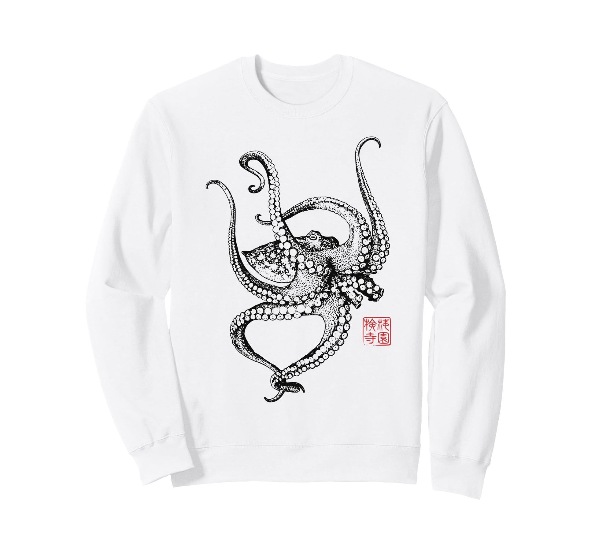 Japanese Aesthetic Asian Sea Ocean Sweatshirt - Unique Graphic Unisex - T-Shirt, Sweatshirt, Hoodie