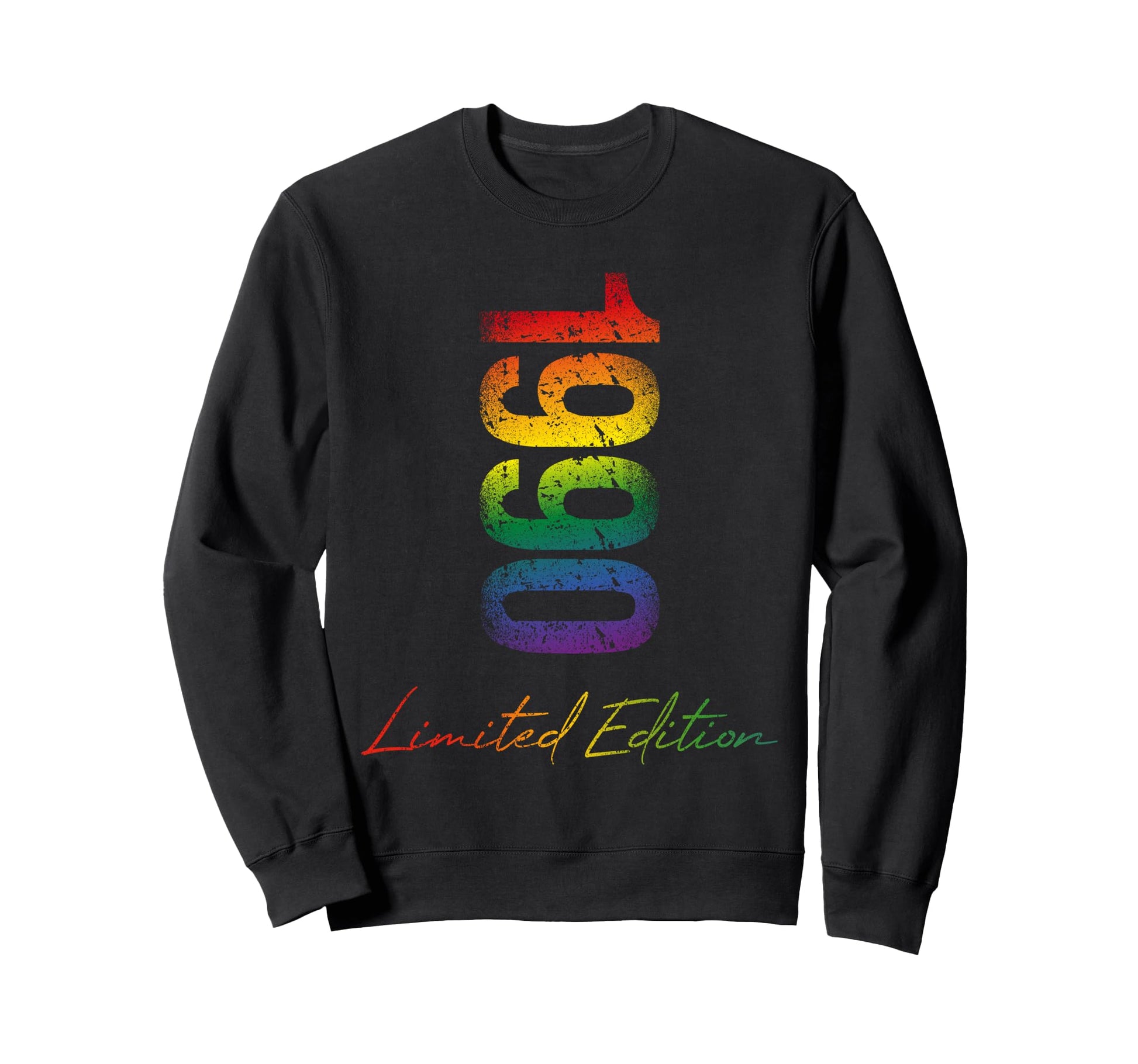 Birthday 1990 Lgbtq Rainbow Gender Sweatshirt - Custom Art Print for Adults - T-Shirt, Sweatshirt, Hoodie