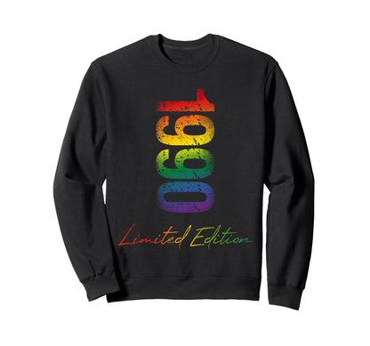 Birthday 1990 Lgbtq Rainbow Gender Sweatshirt - Custom Art Print for Adults - T-Shirt, Sweatshirt, Hoodie