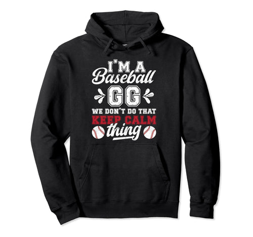 Im Baseball Gg Grandma Gg Baseball Hoodie - Streetwear Style for Adults - T-Shirt, Sweatshirt, Hoodie