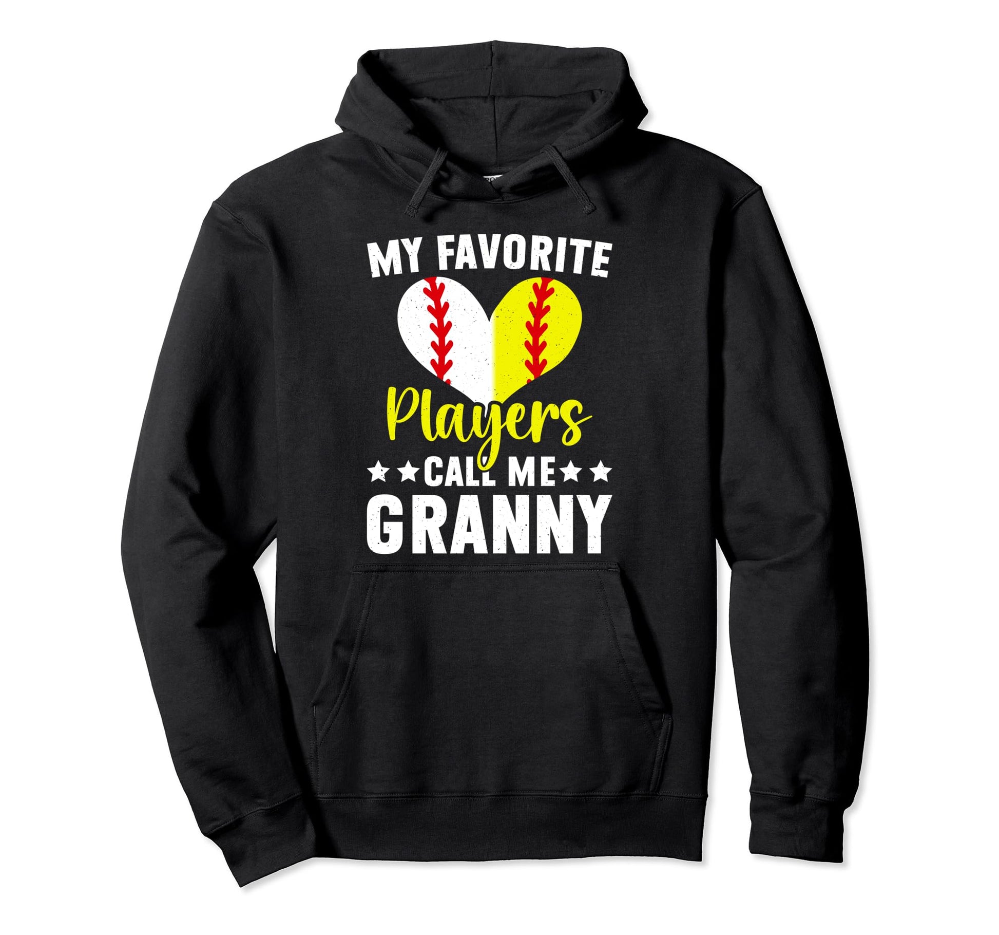 Favorite Players Call Me Granny Baseball Hoodie - Novelty Apparel Unisex - T-Shirt, Sweatshirt, Hoodie
