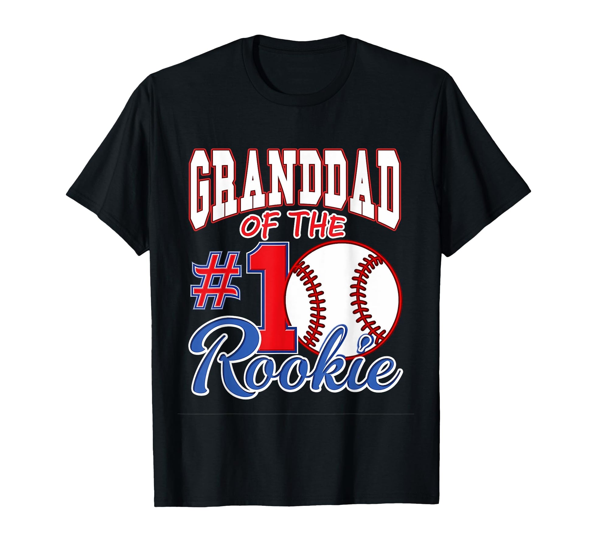 Grandpa Granddad Number 1 Rookie T-Shirt - Fun Novelty Design Men Women - T-Shirt, Sweatshirt, Hoodie