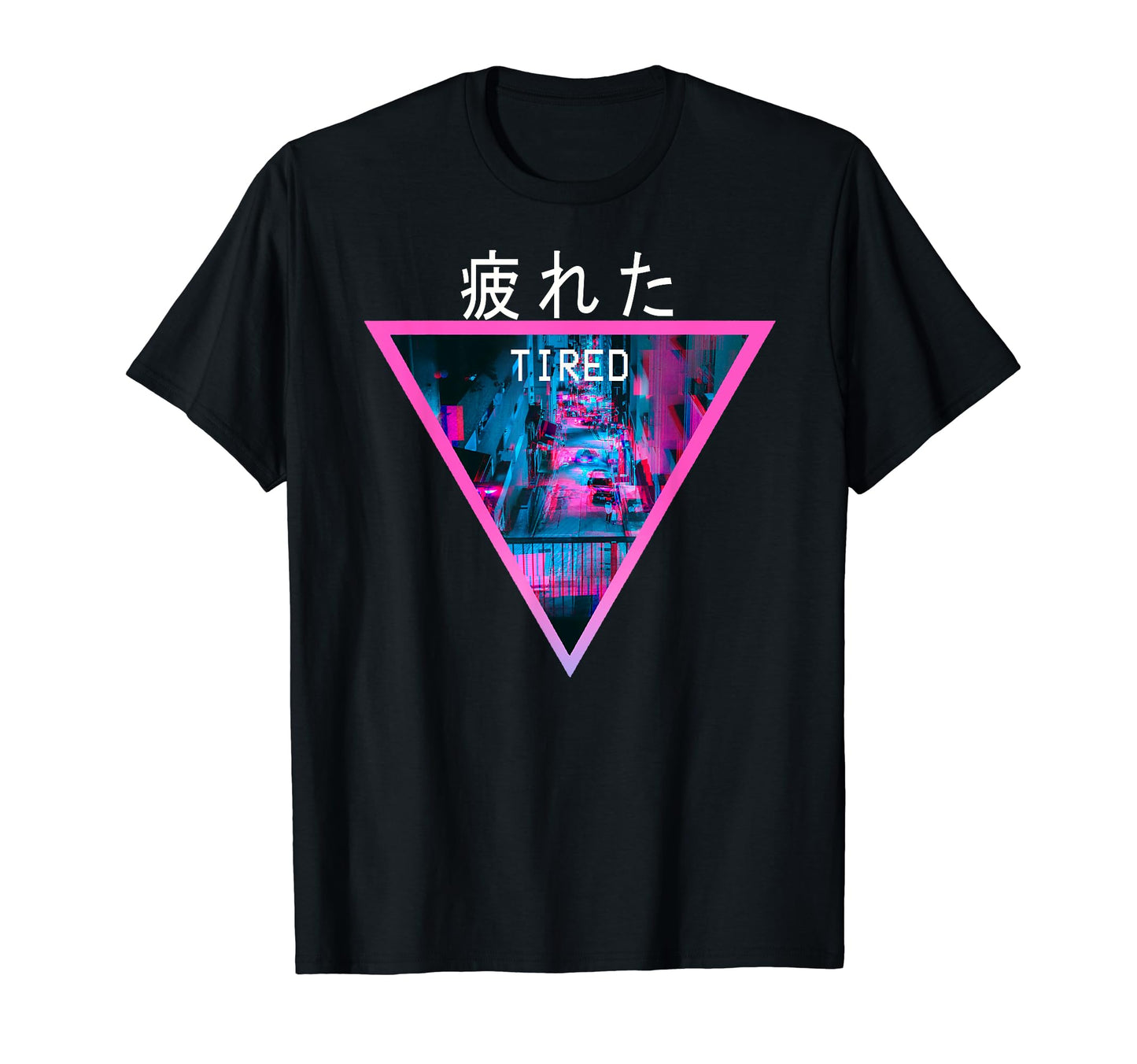 Tired Vaporwave Streetwear Gift Vaporwave T-Shirt - Custom Art Print Unisex - T-Shirt, Sweatshirt, Hoodie