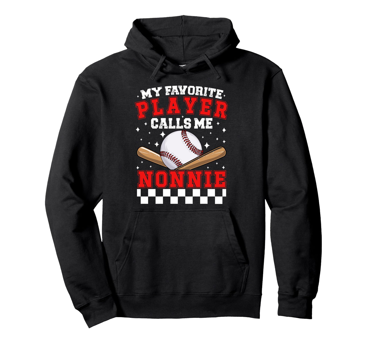 Proud Baseball Nonnie Baseball Player Hoodie - Streetwear Style for Adults - T-Shirt, Sweatshirt, Hoodie
