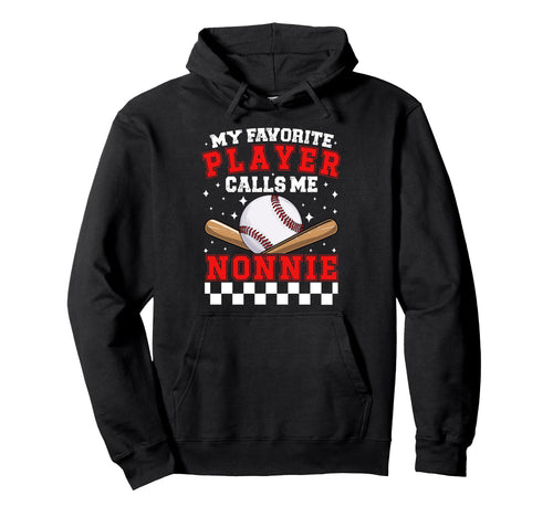 Proud Baseball Nonnie Baseball Player Hoodie - Streetwear Style for Adults - T-Shirt, Sweatshirt, Hoodie
