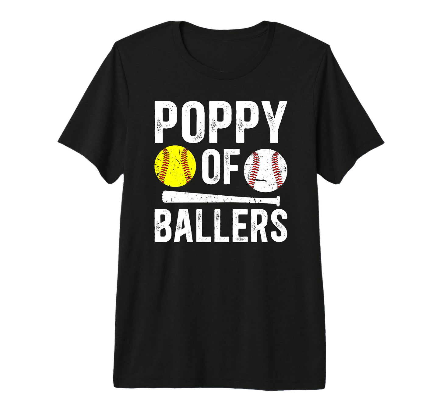 Mens Poppy Ballers Proud Baseball T-Shirt - Novelty Apparel Unisex - T-Shirt, Sweatshirt, Hoodie