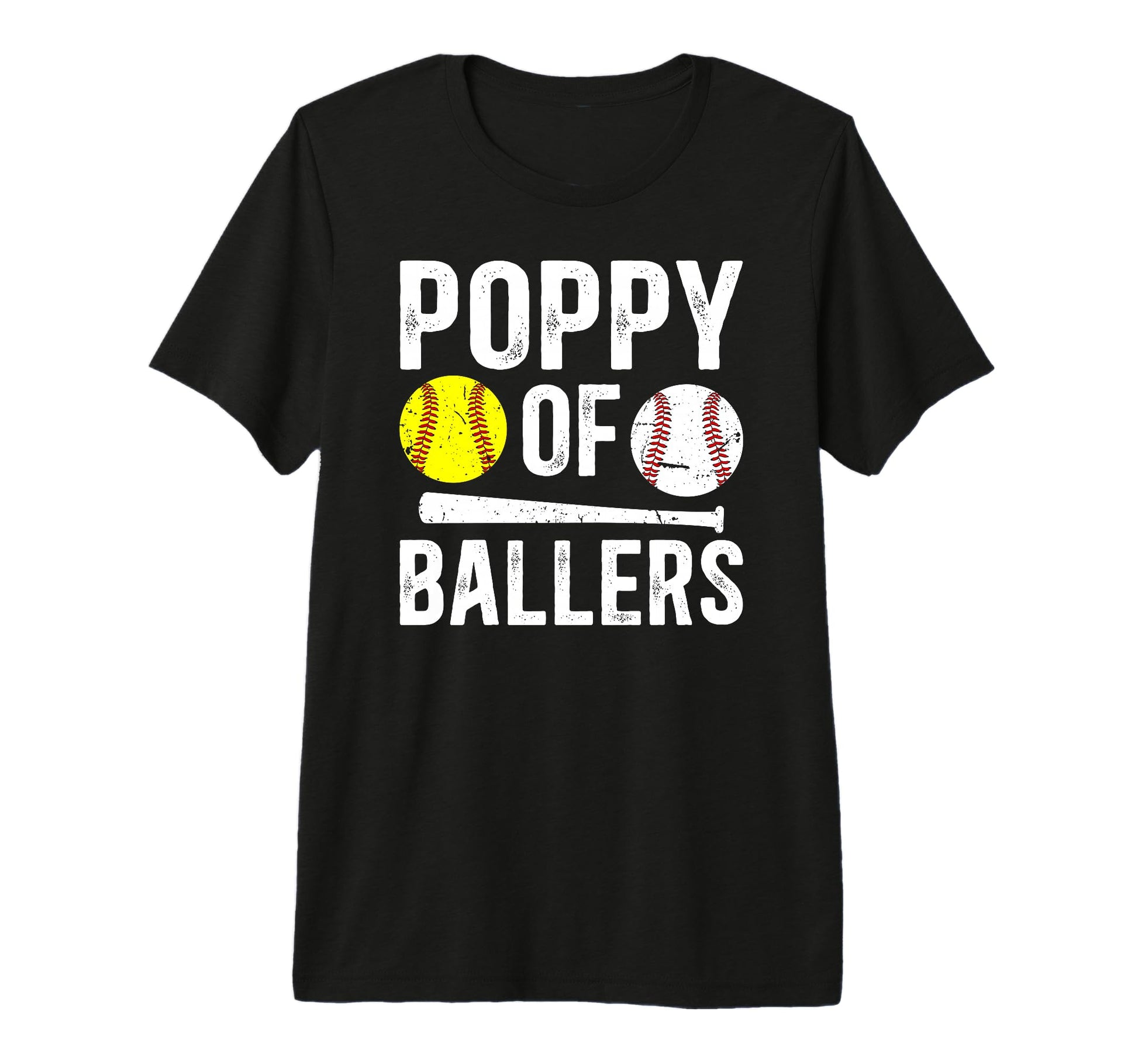 Mens Poppy Ballers Proud Baseball T-Shirt - Novelty Apparel Unisex - T-Shirt, Sweatshirt, Hoodie