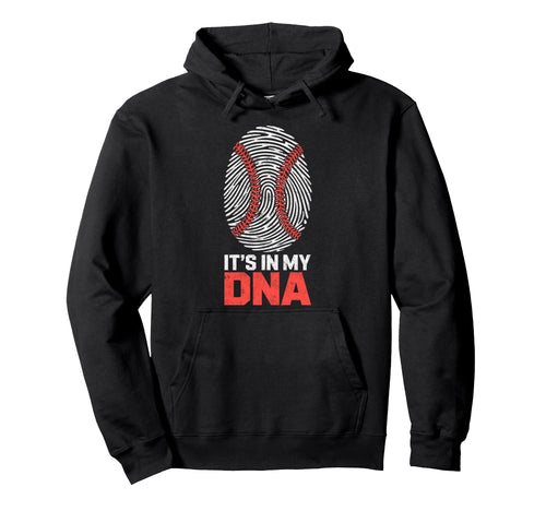 Fingerprint Its My Dna Baseball Ball Hoodie - Custom Art Print for Adults - T-Shirt, Sweatshirt, Hoodie