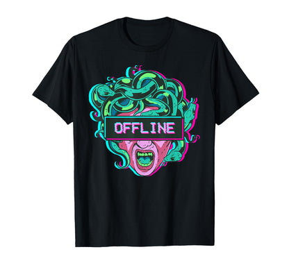 Aesthetic Medusa Snake Head T-Shirt - Casual Everyday Wear for Adults - T-Shirt, Sweatshirt, Hoodie