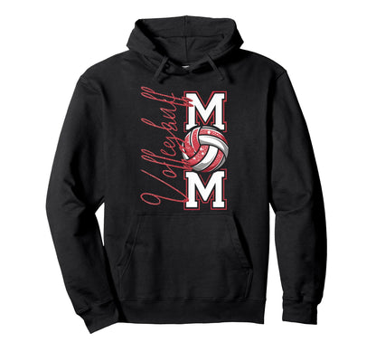 Volleyball Mom Game Day Mama Hoodie - Trendy Graphic for Adults - T-Shirt, Sweatshirt, Hoodie