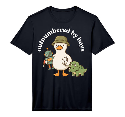 Mens Outnumbered Funny Mom Mama T-Shirt - Casual Everyday Wear Men Women - T-Shirt, Sweatshirt, Hoodie