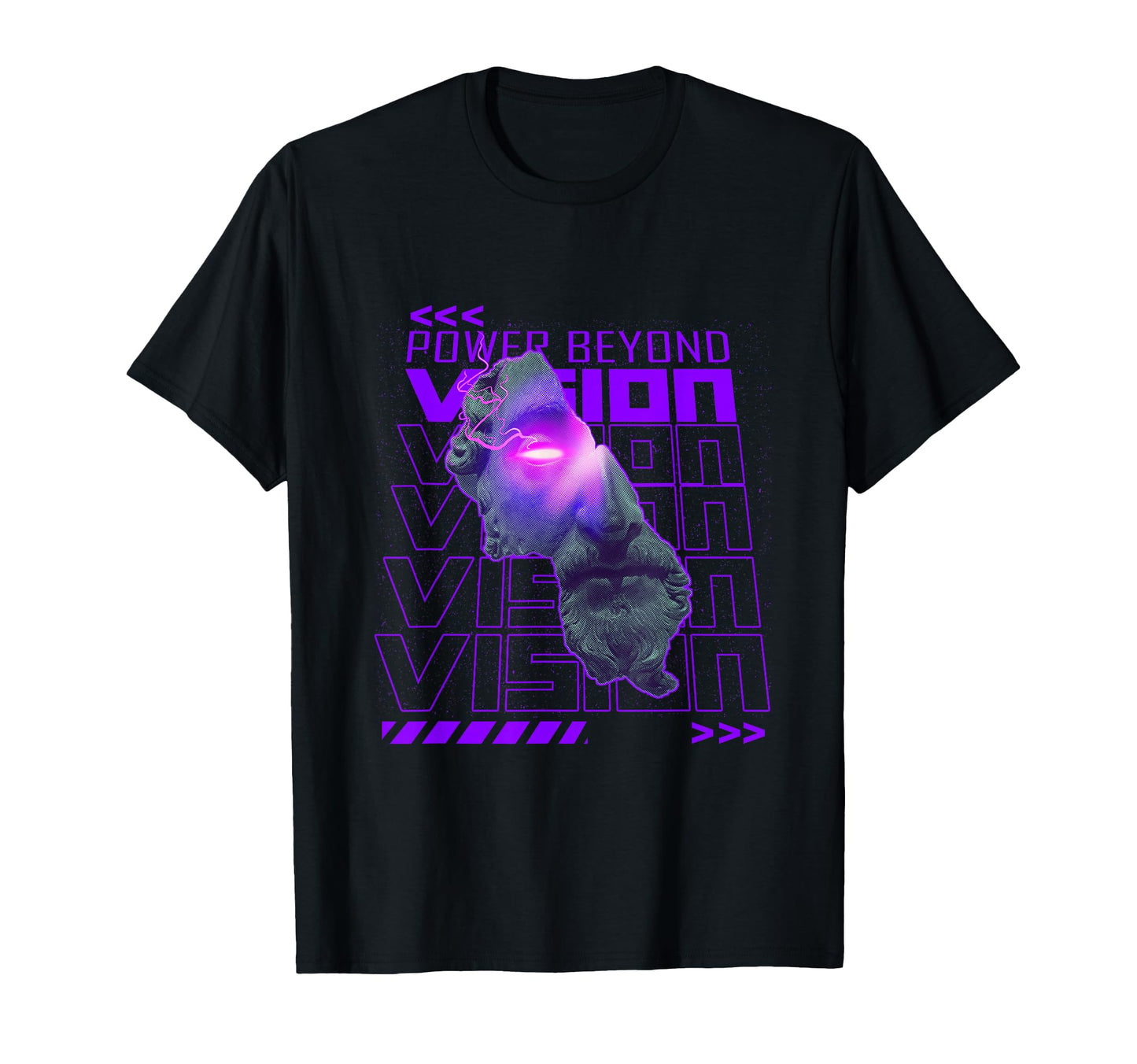 Power Beyond Vision Vaporwave Aesthetic T-Shirt - Unique Graphic Unisex - T-Shirt, Sweatshirt, Hoodie