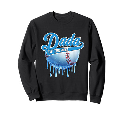 Dada Rookie 1St Birthday Baseball Sweatshirt - Casual Everyday Wear Unisex - T-Shirt, Sweatshirt, Hoodie