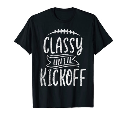 Funny Football Mom Game Day Classy T-Shirt - Trendy Graphic for Adults - T-Shirt, Sweatshirt, Hoodie