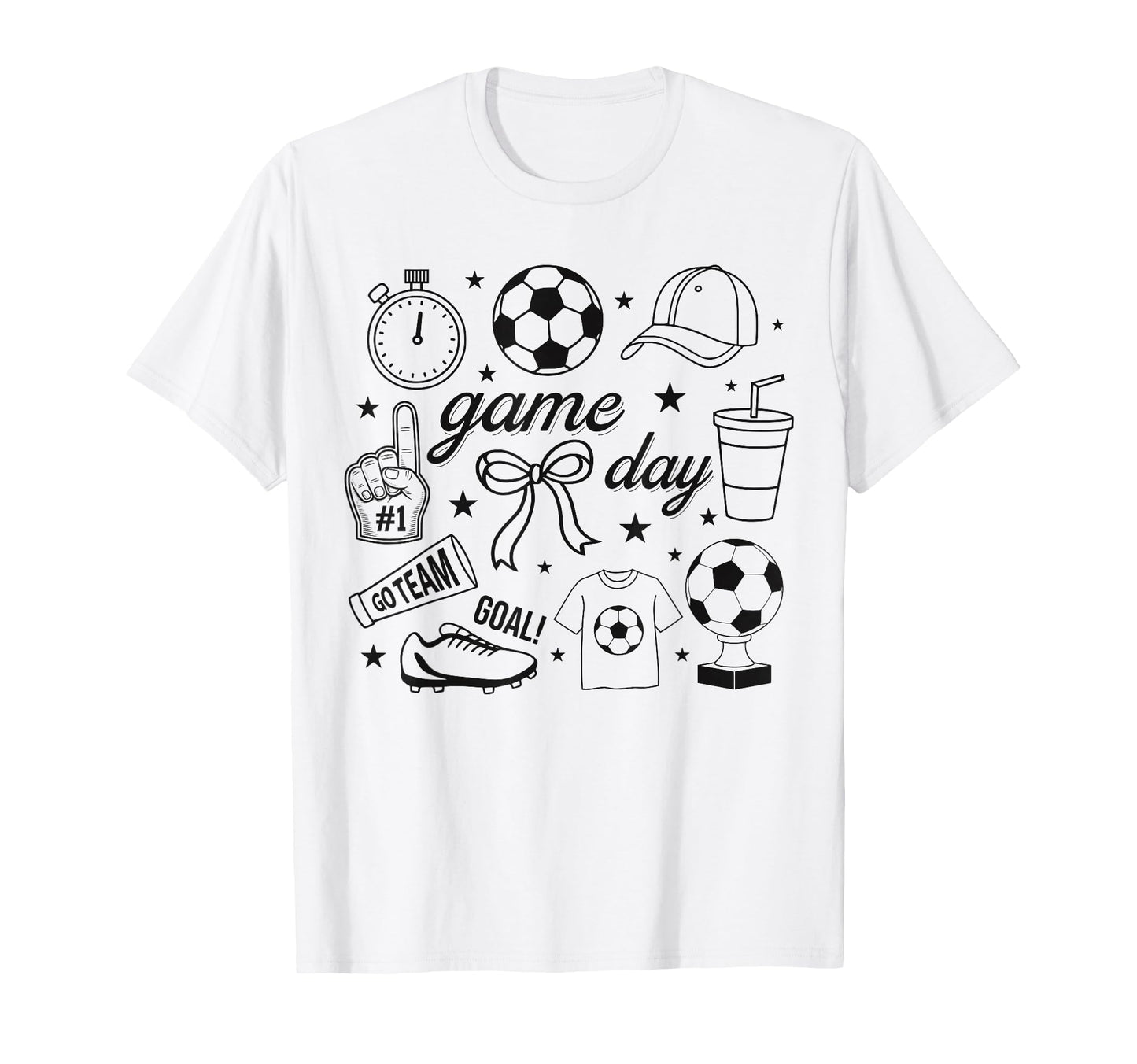 Preppy Game Day Soccer Mom Streetwear T-Shirt - Trendy Graphic Unisex - T-Shirt, Sweatshirt, Hoodie