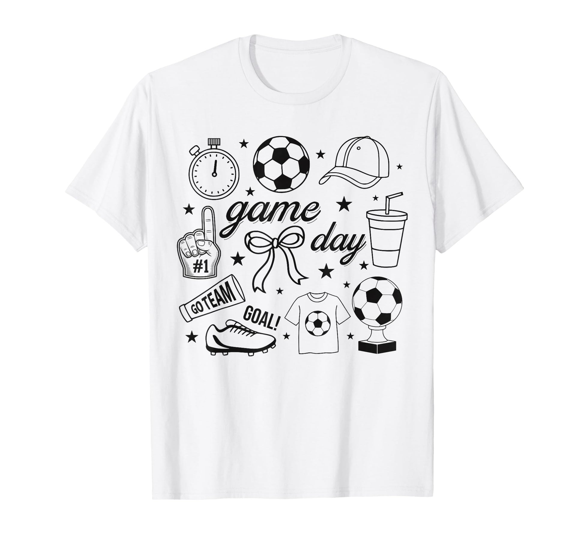 Preppy Game Day Soccer Mom Streetwear T-Shirt - Trendy Graphic Unisex - T-Shirt, Sweatshirt, Hoodie