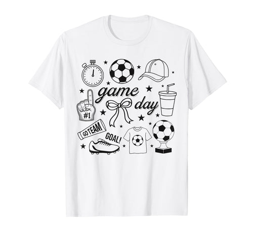 Preppy Game Day Soccer Mom Streetwear T-Shirt - Trendy Graphic Unisex - T-Shirt, Sweatshirt, Hoodie