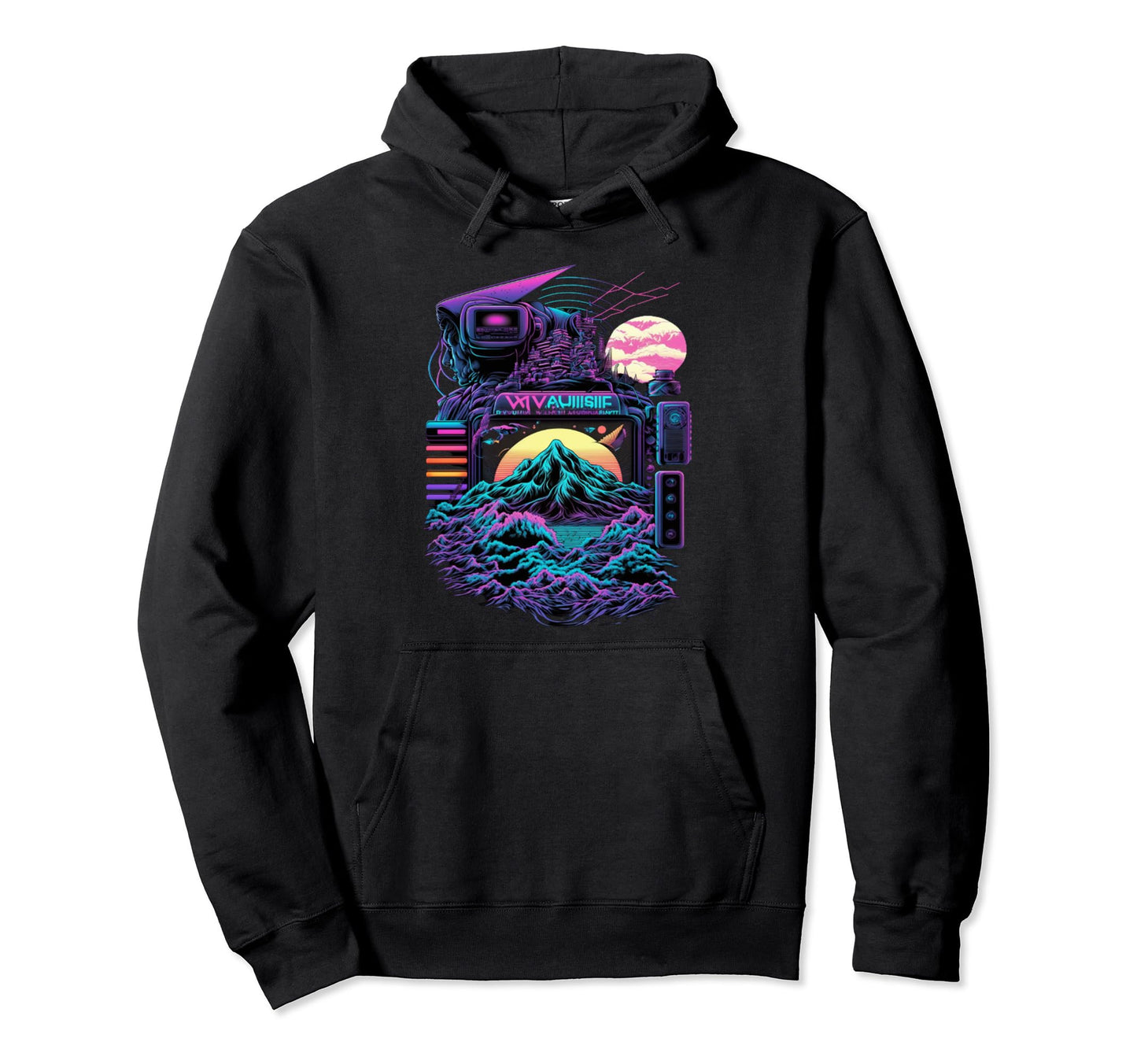 Aesthetic Psychedelic Futuristic Japanese Hoodie - Streetwear Style Unisex - T-Shirt, Sweatshirt, Hoodie