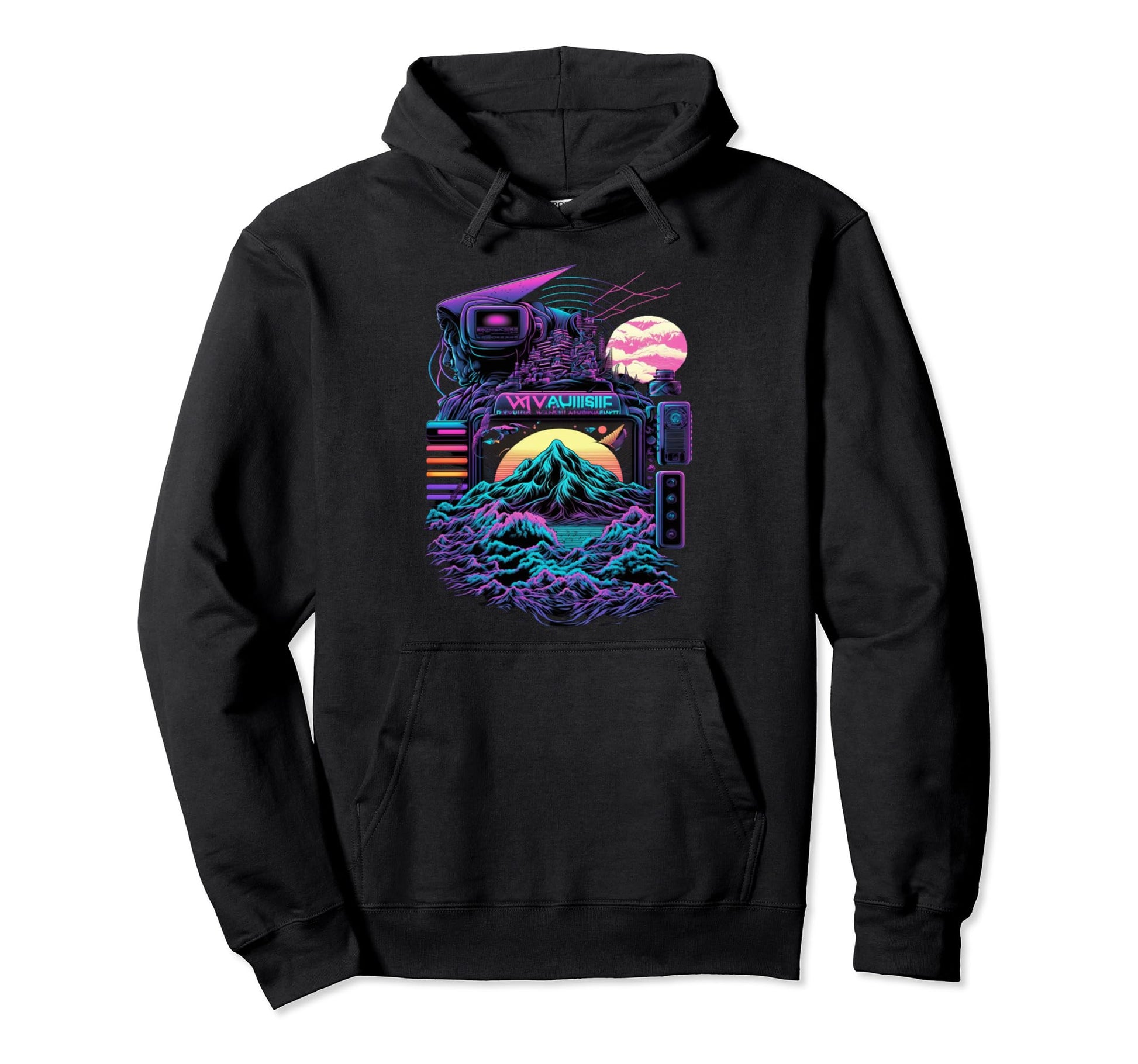 Aesthetic Psychedelic Futuristic Japanese Hoodie - Streetwear Style Unisex - T-Shirt, Sweatshirt, Hoodie