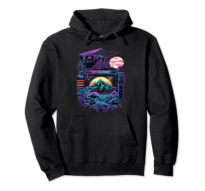 Aesthetic Psychedelic Futuristic Japanese Hoodie - Streetwear Style Unisex - T-Shirt, Sweatshirt, Hoodie