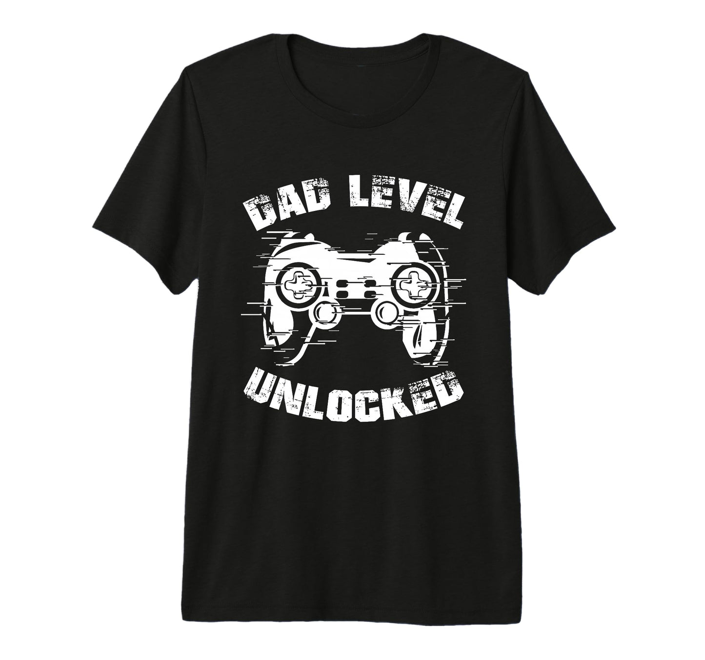 Dad Level Unlocked Gaming Controller T-Shirt - Trendy Graphic Unisex - T-Shirt, Sweatshirt, Hoodie