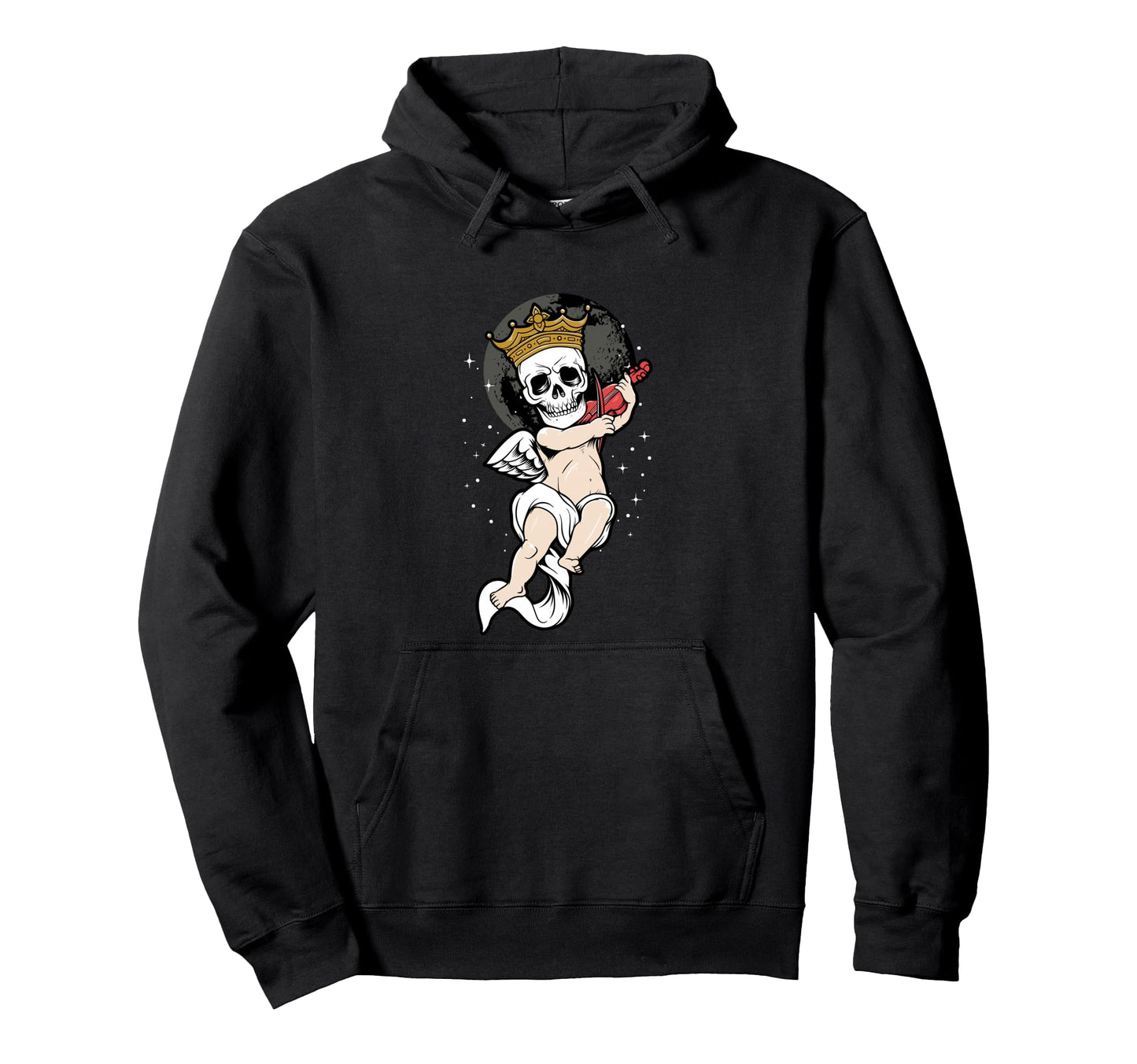 Skeleton Skull Angel Sad Aesthetic Edgy Hoodie - Novelty Apparel Unisex - T-Shirt, Sweatshirt, Hoodie
