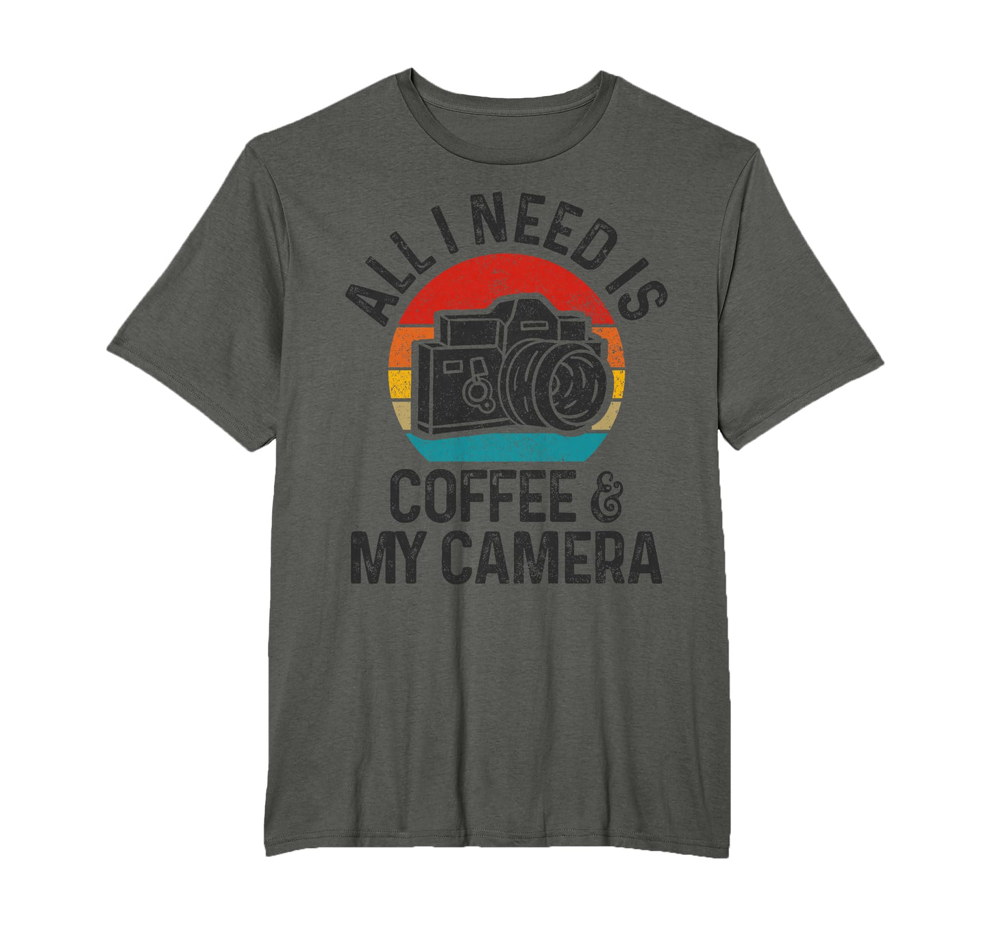 Photographer Gift Coffee Camera Funny T-Shirt - Unique Graphic for Adults - T-Shirt, Sweatshirt, Hoodie