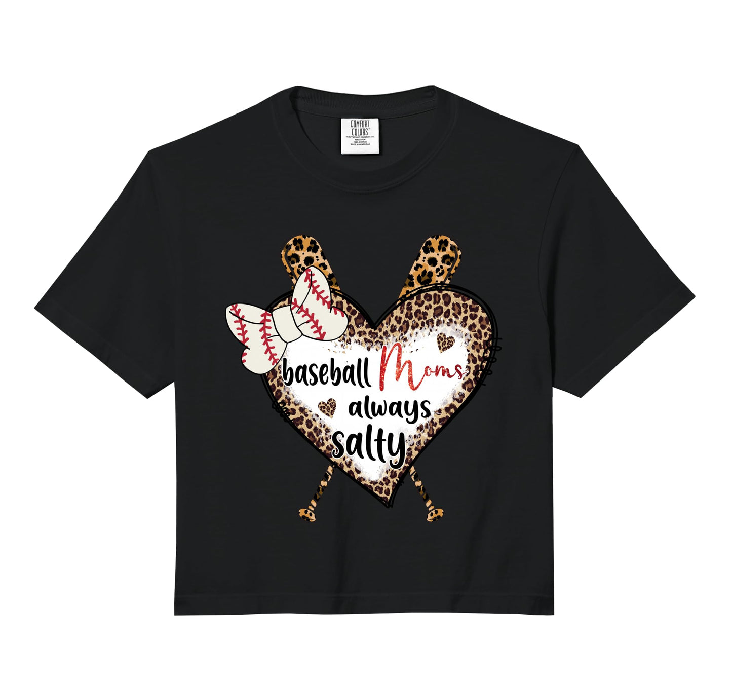Mom Squad Leopard Baseball Mother Sport Hoodie - Graphic Print Unisex - T-Shirt, Sweatshirt, Hoodie