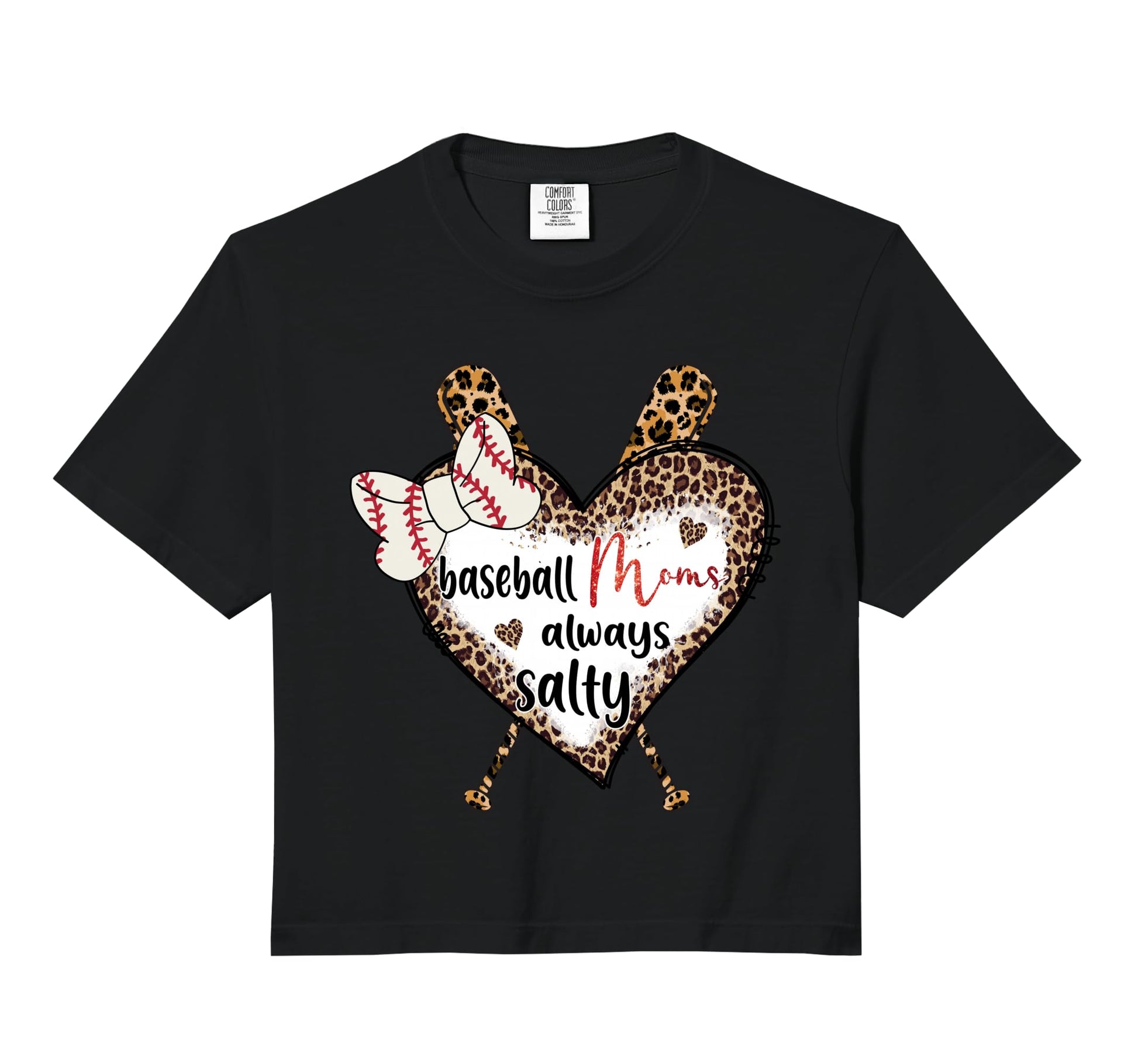 Mom Squad Leopard Baseball Mother Sport Hoodie - Graphic Print Unisex - T-Shirt, Sweatshirt, Hoodie