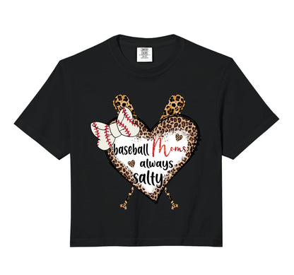 Mom Squad Leopard Baseball Mother Sport Hoodie - Graphic Print Unisex - T-Shirt, Sweatshirt, Hoodie