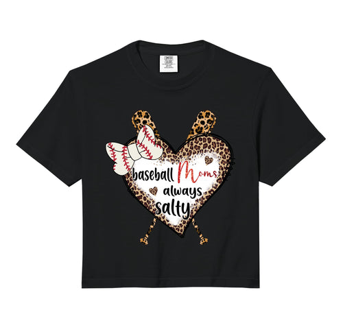 Mom Squad Leopard Baseball Mother Sport Hoodie - Graphic Print Unisex - T-Shirt, Sweatshirt, Hoodie