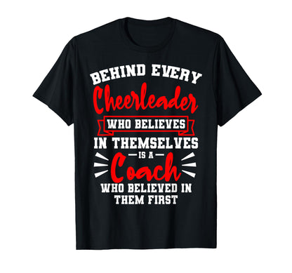Cheerleading Coach Team Cheer T-Shirt - Fun Novelty Design Men Women - T-Shirt, Sweatshirt, Hoodie
