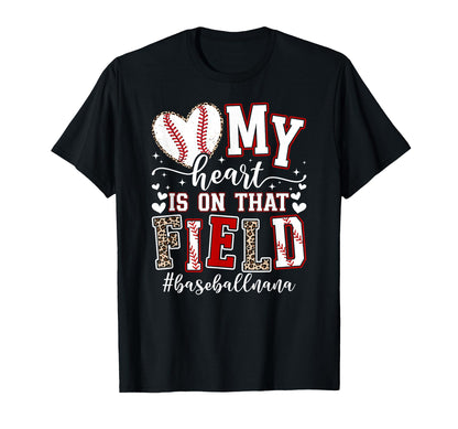 That Field Baseball Nana Baseball Player T-Shirt - Graphic Print Men Women - T-Shirt, Sweatshirt, Hoodie