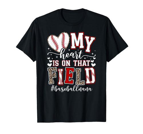 That Field Baseball Nana Baseball Player T-Shirt - Graphic Print Men Women - T-Shirt, Sweatshirt, Hoodie