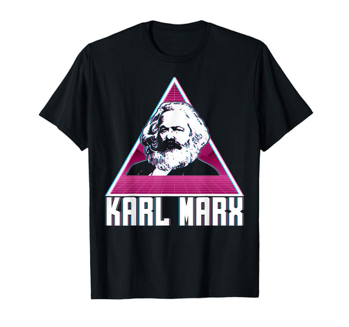 Karl Marx Communism Communist Vaporwave T-Shirt - Graphic Print for Adults - T-Shirt, Sweatshirt, Hoodie