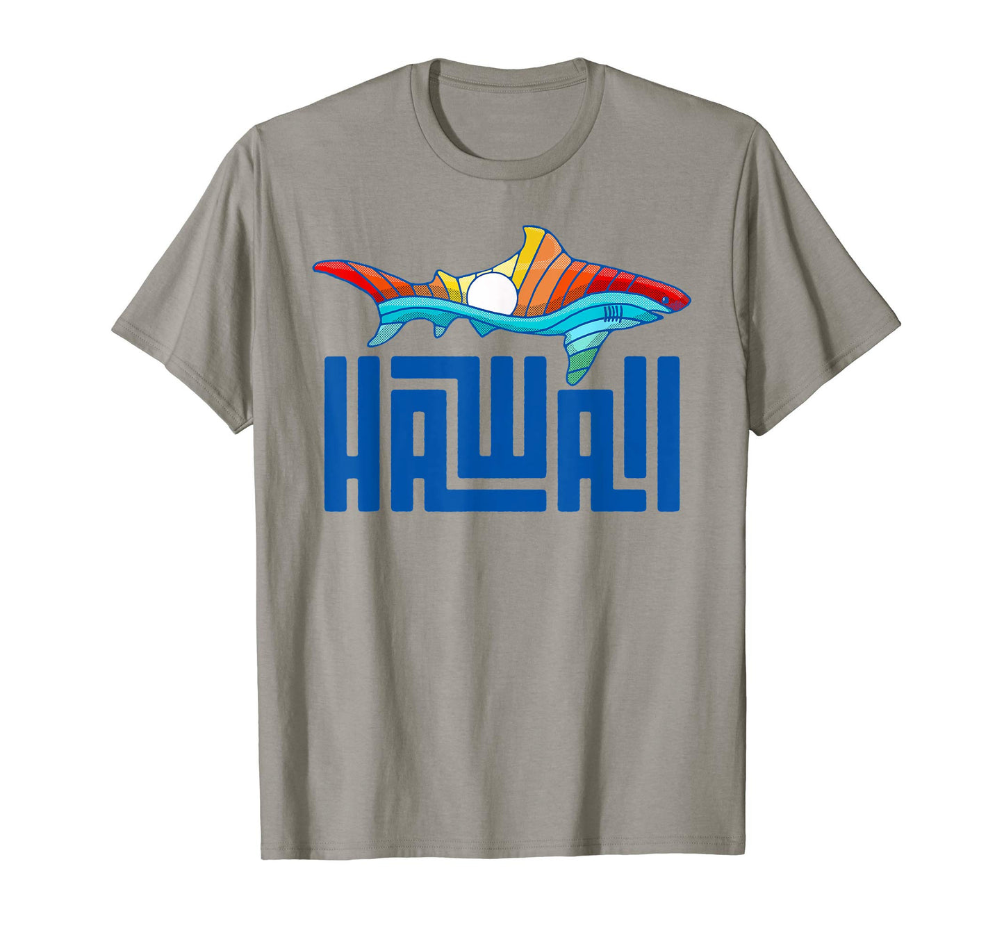 Hawaii Rainbow Shark T-Shirt - Aesthetic Graphic Unisex - T-Shirt, Sweatshirt, Hoodie