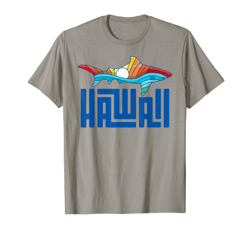 Hawaii Rainbow Shark T-Shirt - Aesthetic Graphic Unisex - T-Shirt, Sweatshirt, Hoodie