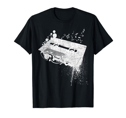 Old School Cassette Tape 80S Grunge T-Shirt - Casual Everyday Wear Unisex - T-Shirt, Sweatshirt, Hoodie