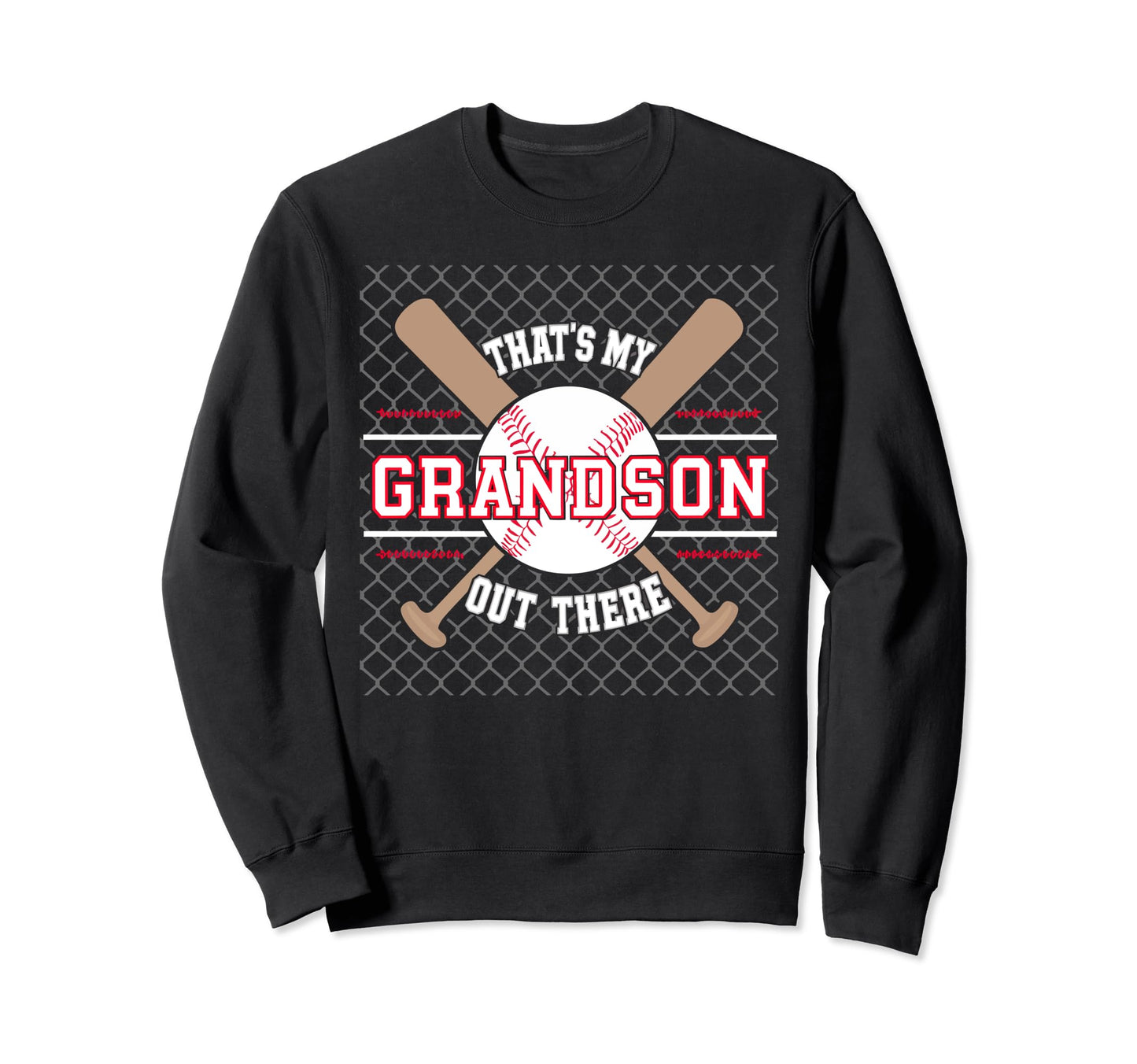 Baseball Grandpa Grandfather Gramps Sweatshirt - Graphic Print Unisex - T-Shirt, Sweatshirt, Hoodie