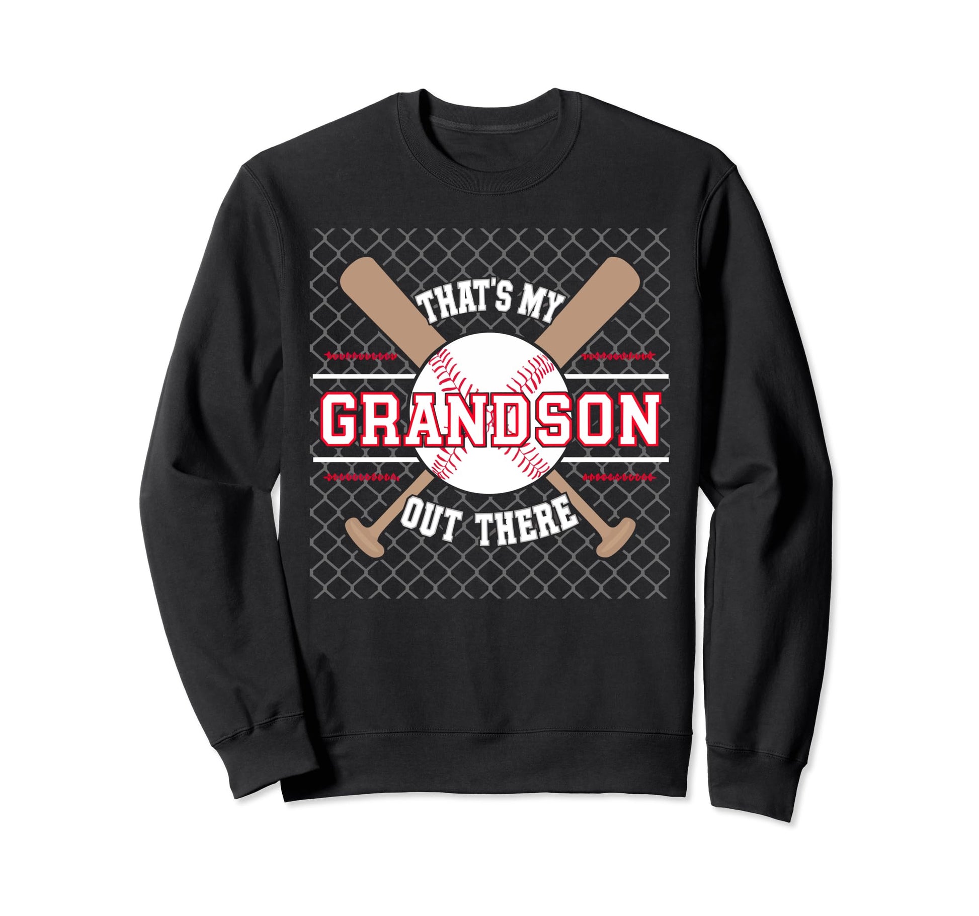 Baseball Grandpa Grandfather Gramps Sweatshirt - Graphic Print Unisex - T-Shirt, Sweatshirt, Hoodie