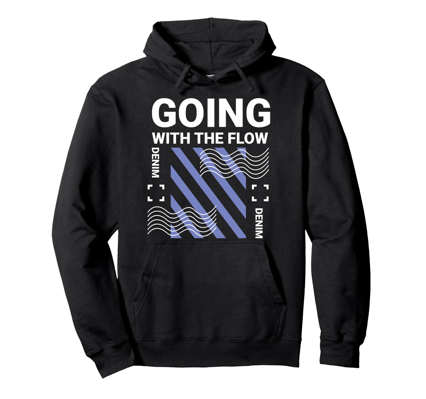 Going Flow Aesthetic Edgy Streetwear Hoodie - Fun Novelty Design Unisex - T-Shirt, Sweatshirt, Hoodie