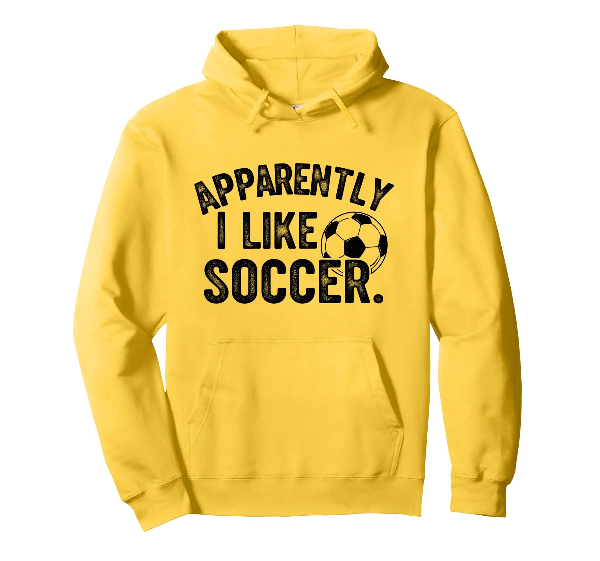 Apparently I Like Soccer Season Funny Hoodie - Aesthetic Graphic Men Women - T-Shirt, Sweatshirt, Hoodie