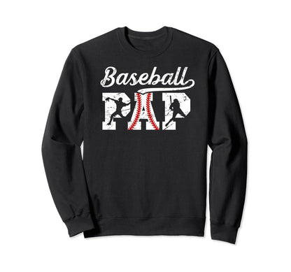 Baseball Pap Grandpa Pap Baseball Sweatshirt - Custom Art Print for Adults - T-Shirt, Sweatshirt, Hoodie