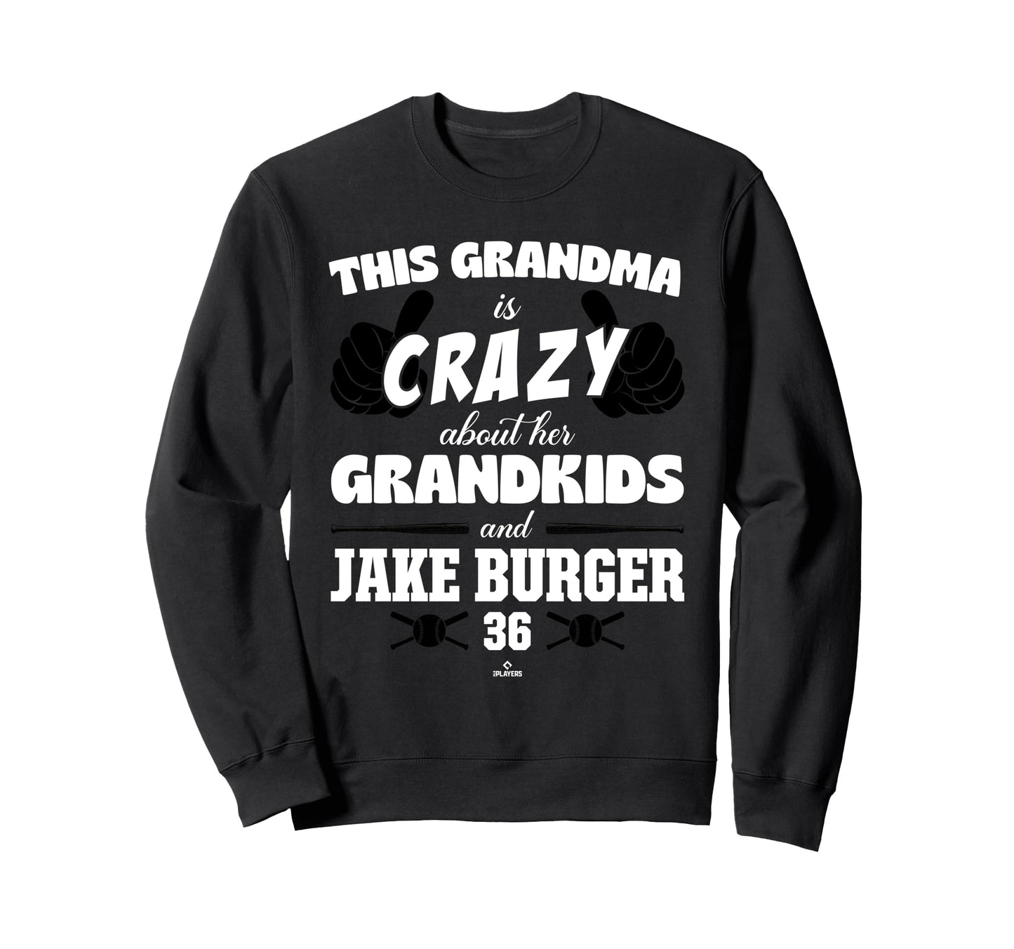 Grandma Crazy Jake Burger Miami Sweatshirt - Unique Graphic for Adults - T-Shirt, Sweatshirt, Hoodie