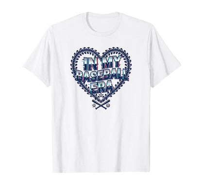 Baseball Era Heart Glitch Effect T-Shirt - Graphic Print for Adults - T-Shirt, Sweatshirt, Hoodie