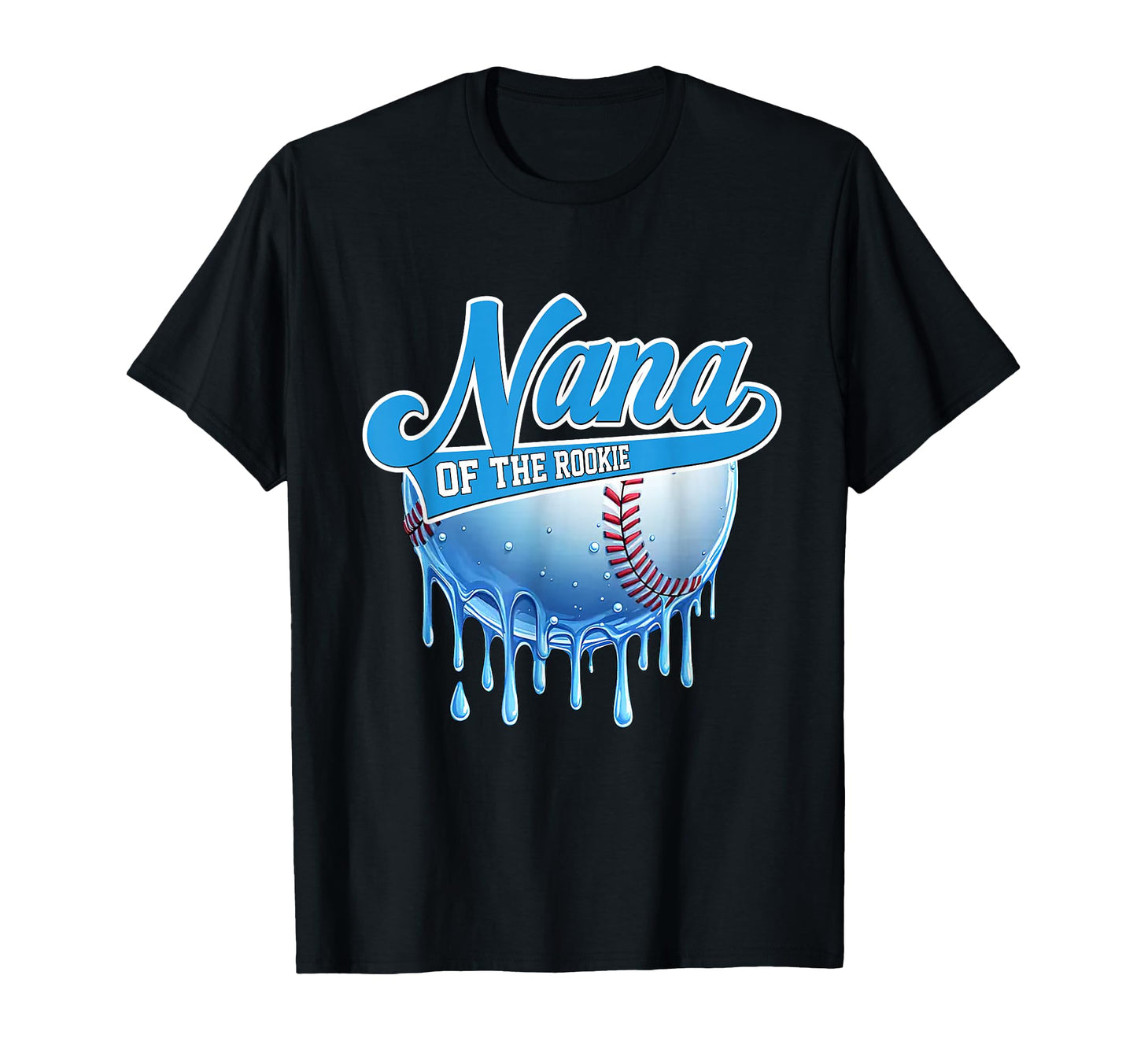 Nana Rookie 1St Birthday Baseball T-Shirt - Custom Art Print Men Women - T-Shirt, Sweatshirt, Hoodie