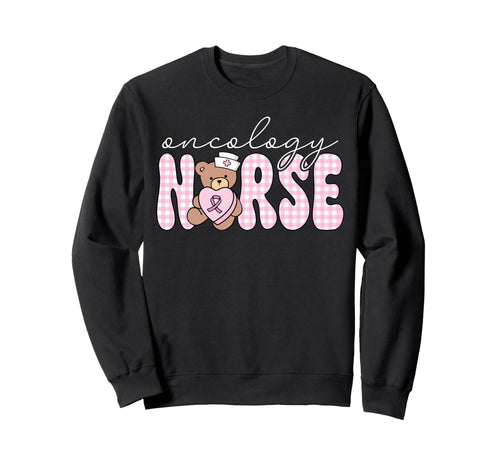 Oncology Nurse Valentines Day Sweatshirt - Aesthetic Graphic Men Women - T-Shirt, Sweatshirt, Hoodie