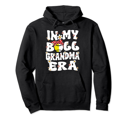 My Ball Grandma Era Groovy Baseball Hoodie - Graphic Print Men Women - T-Shirt, Sweatshirt, Hoodie