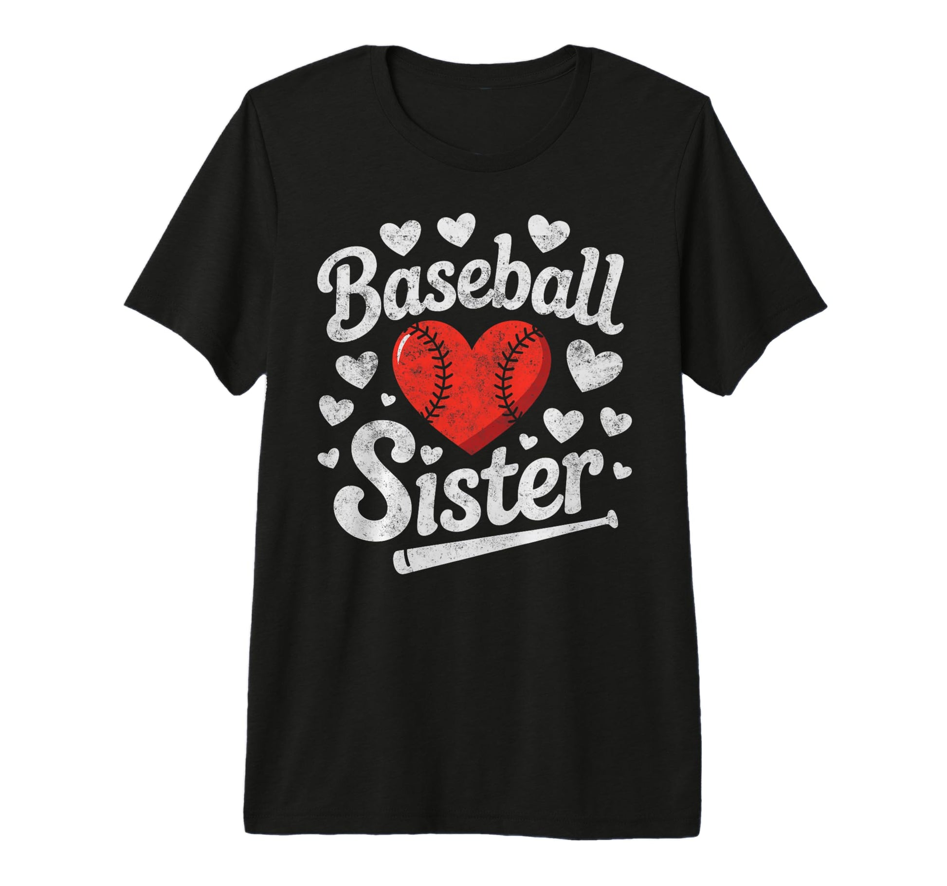 Baseball Sister Player Fan T-Shirt - Casual Everyday Wear Men Women - T-Shirt, Sweatshirt, Hoodie